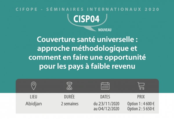 Couverture santé universelle : approche méthodologique et comment en faire une opportunité pour les pays à faible revenu