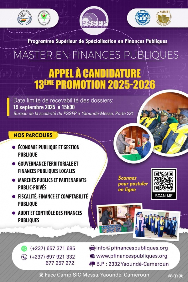Collaboration entre le PSSFP et BEMS RCA pour la promotion du Programme Supérieur de Spécialisation en Finances Publiques