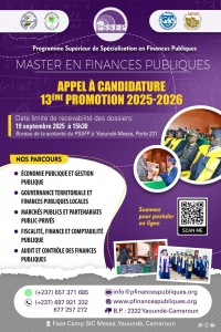 Collaboration entre le PSSFP et BEMS RCA pour la promotion du Programme Supérieur de Spécialisation en Finances Publiques